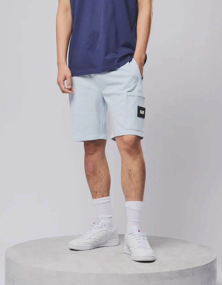 WEEKEND OFFENDER Hawkins Jogger Shorts - Sky Blue