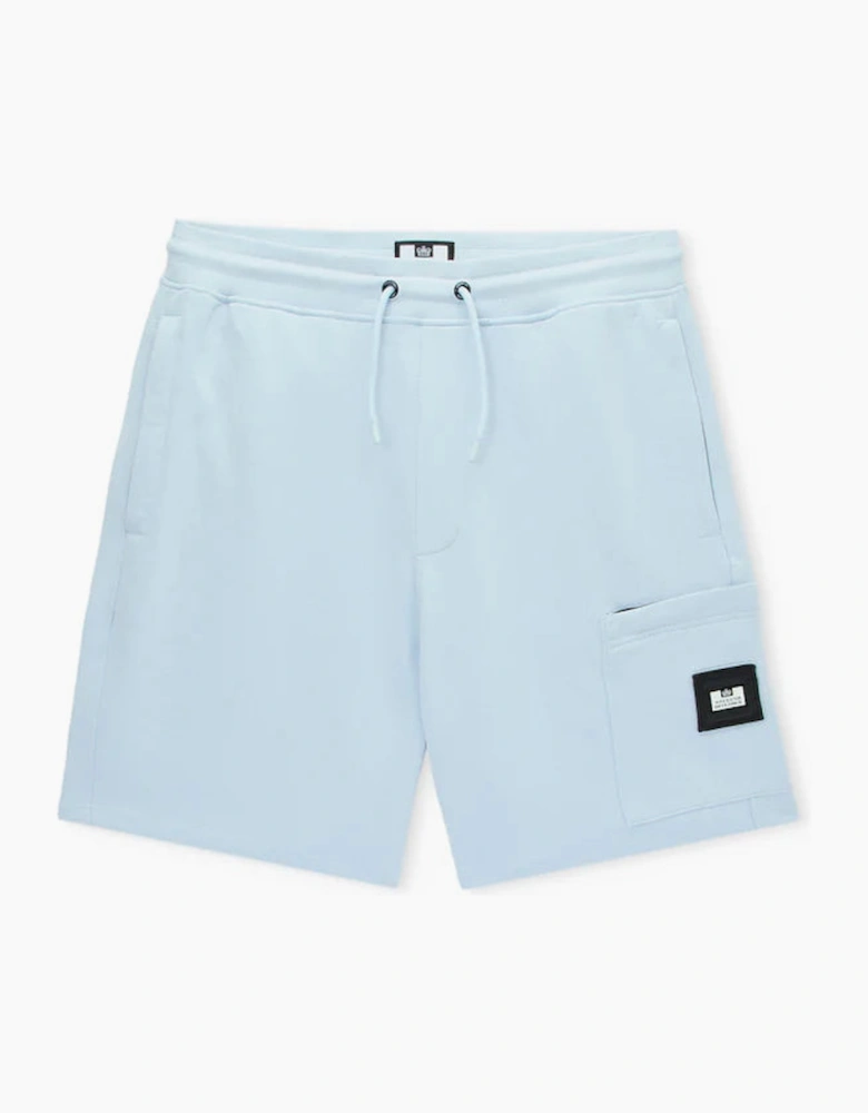 WEEKEND OFFENDER Hawkins Jogger Shorts - Sky Blue