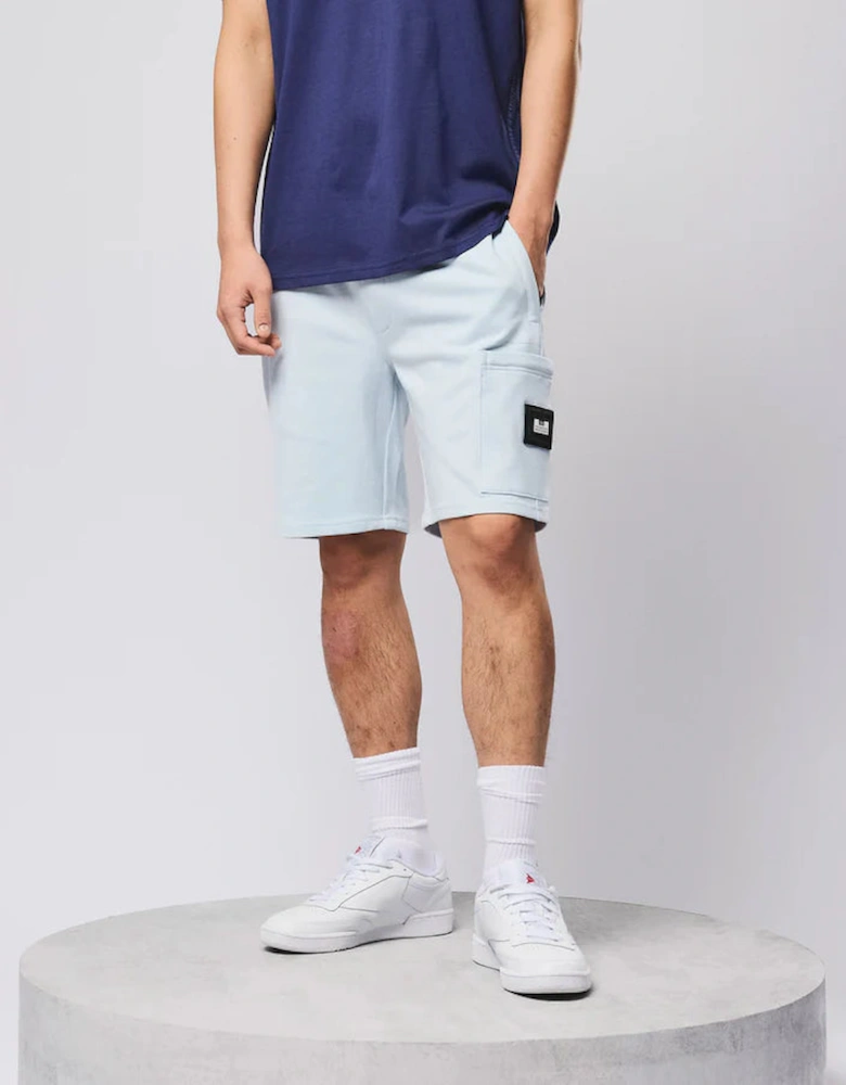 WEEKEND OFFENDER Hawkins Jogger Shorts - Sky Blue