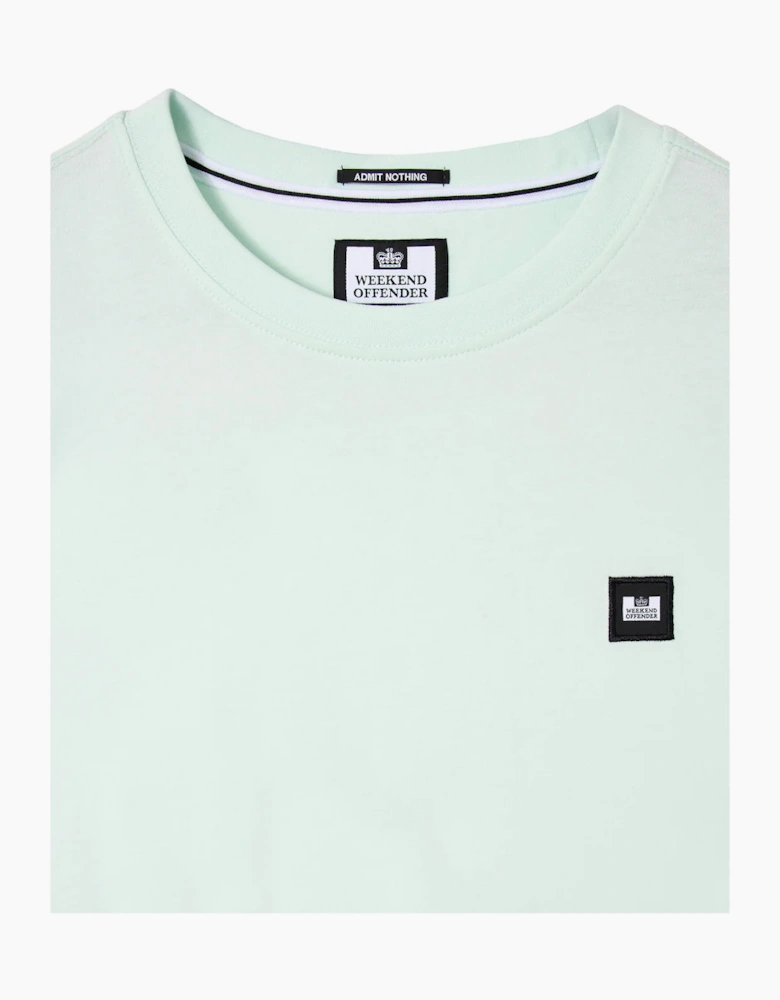 Weekend Offender Brooklands Plain T-Shirt - Amazonite
