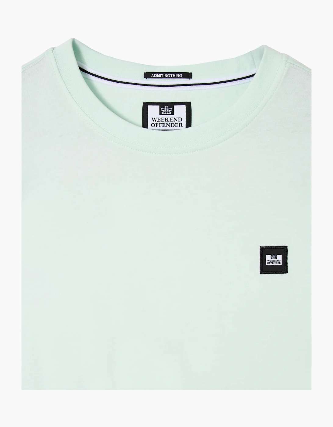 Weekend Offender Brooklands Plain T-Shirt - Amazonite