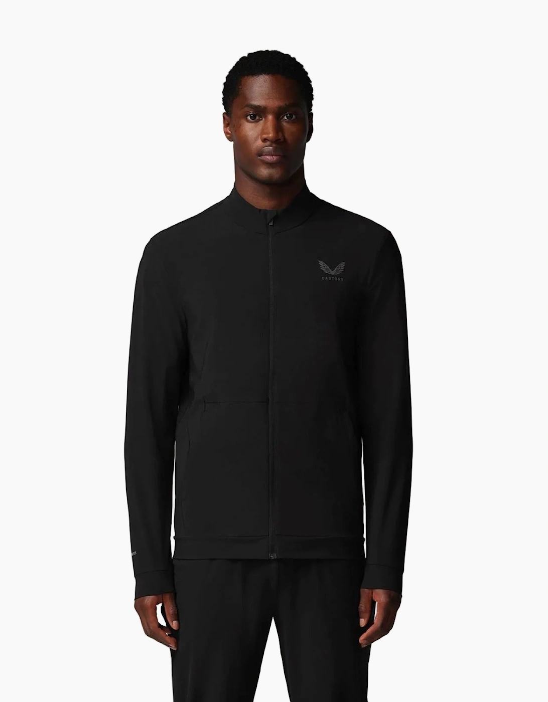 Castore Men's Black Tech Training Track Jackets - Size 40/Regular