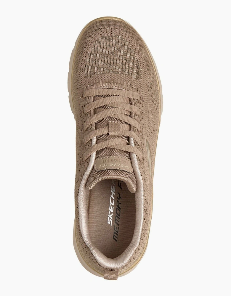Skechers Fashion Fit 2.0 Polyester Women's Taupe/Gold Trainers