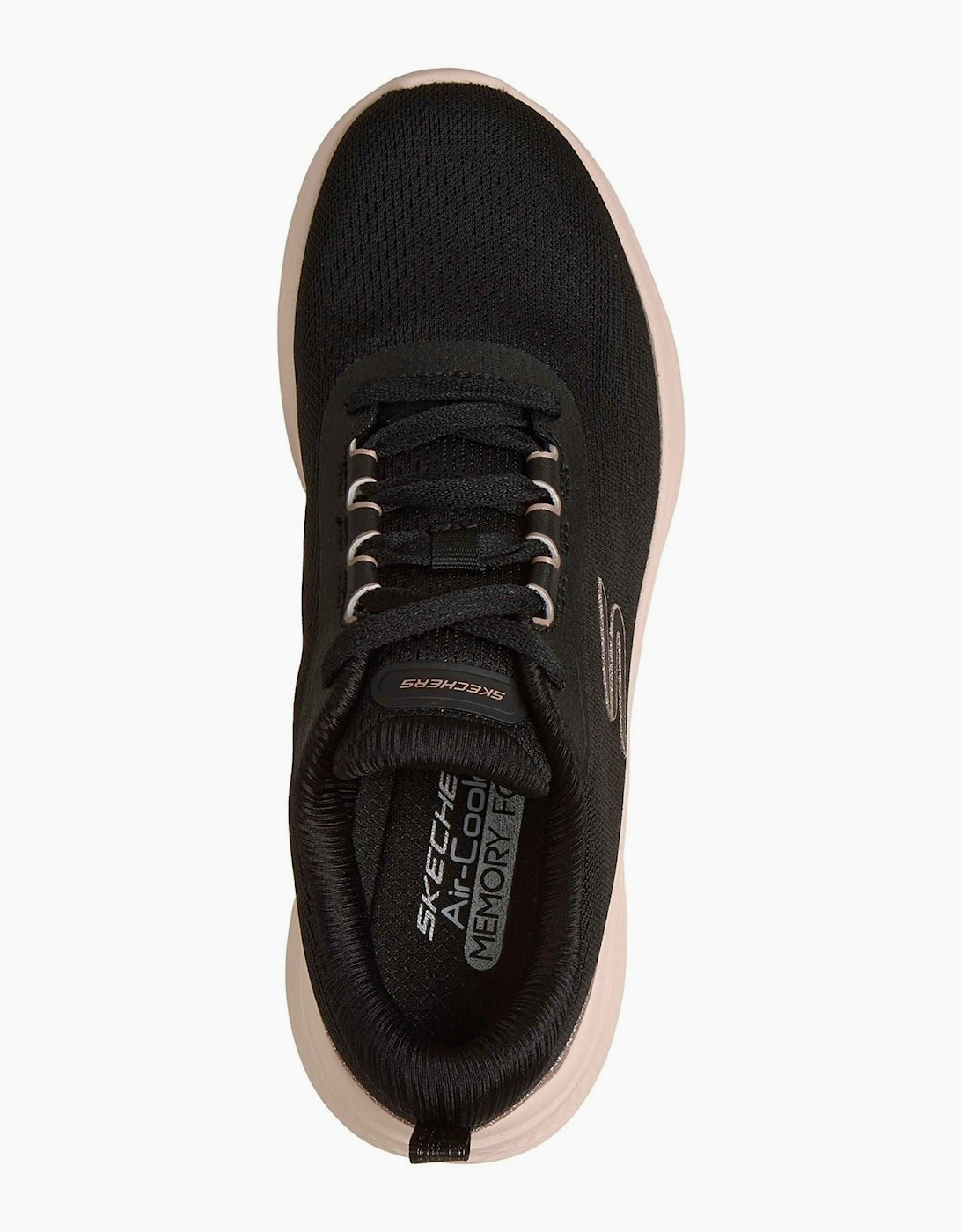 Skechers Skech-Lite Pro 2.0 Polyester Women's Black/Rose Gold Trainers