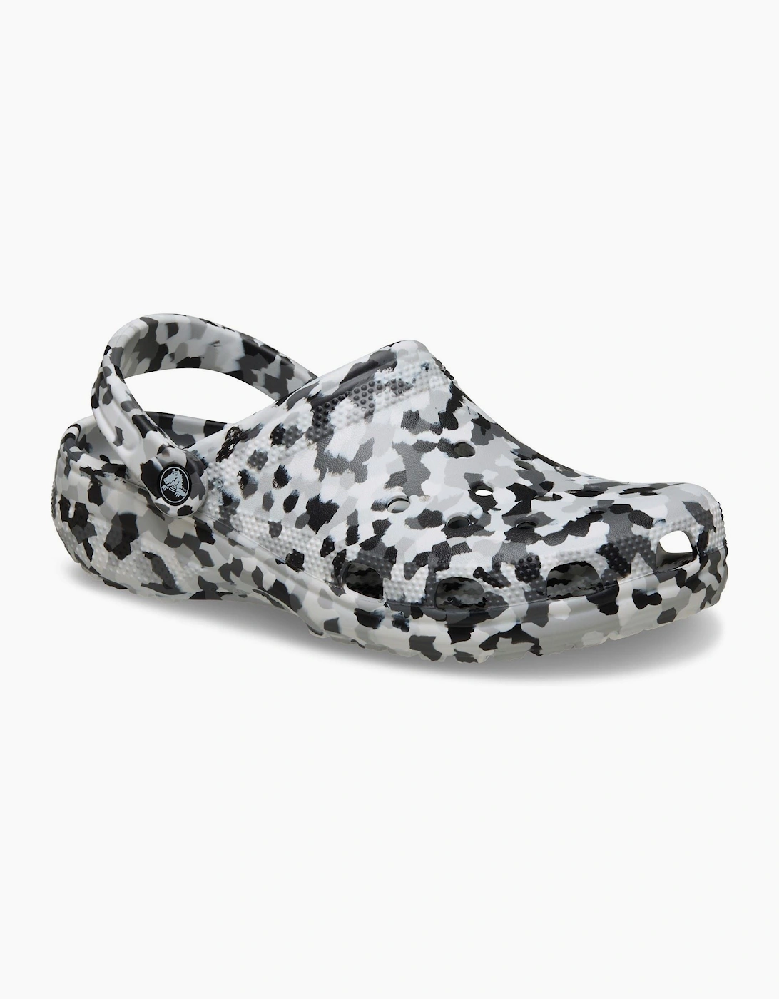 Crocs Classic Confetti EVA Black/White Clogs, 5 of 4