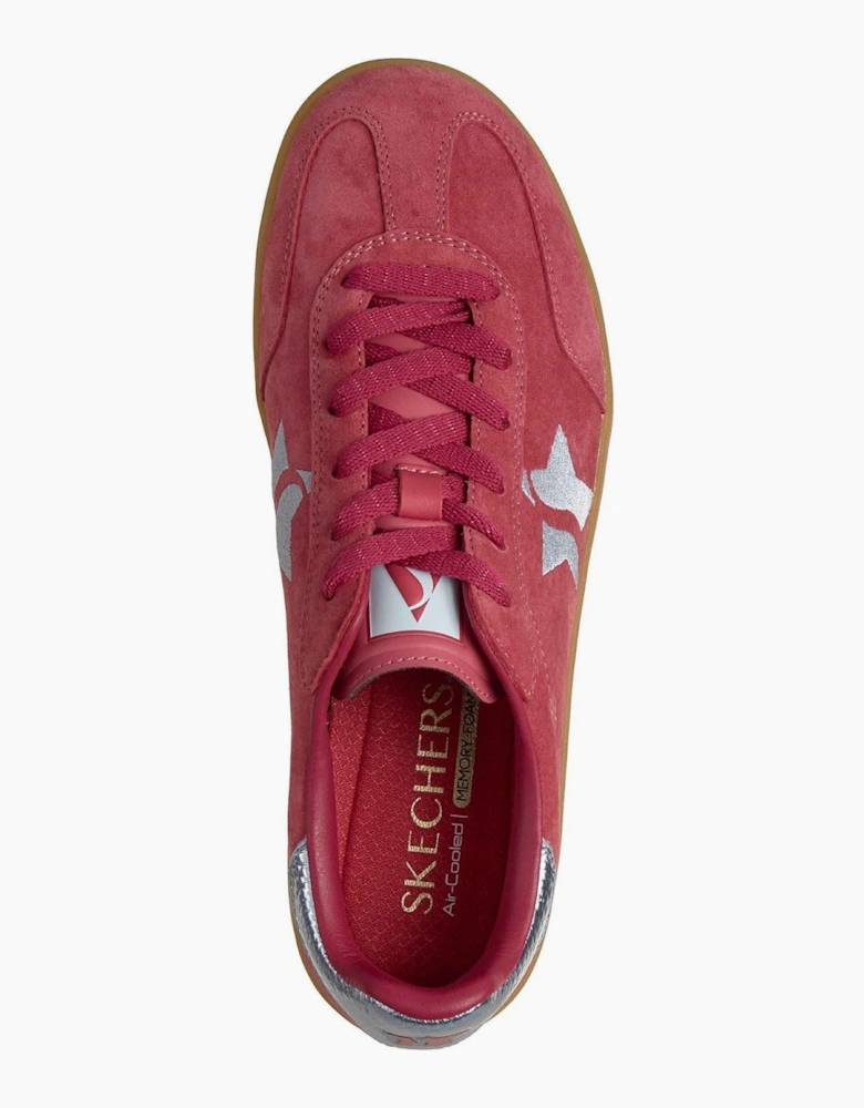 Skechers Academy Hi Elevated Essence Leather Women's Red/Blue Trainers