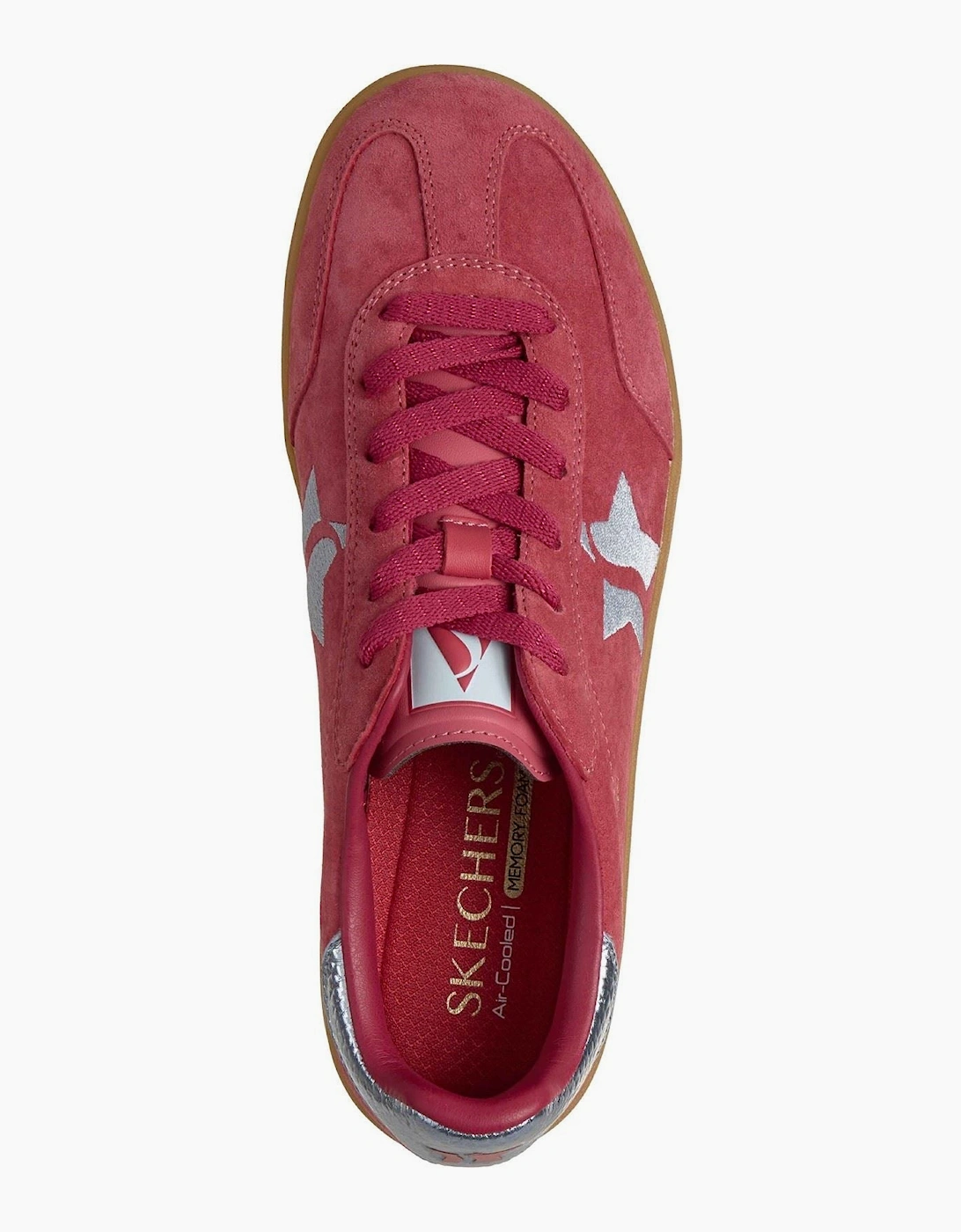 Skechers Academy Hi Elevated Essence Leather Women's Red/Blue Trainers