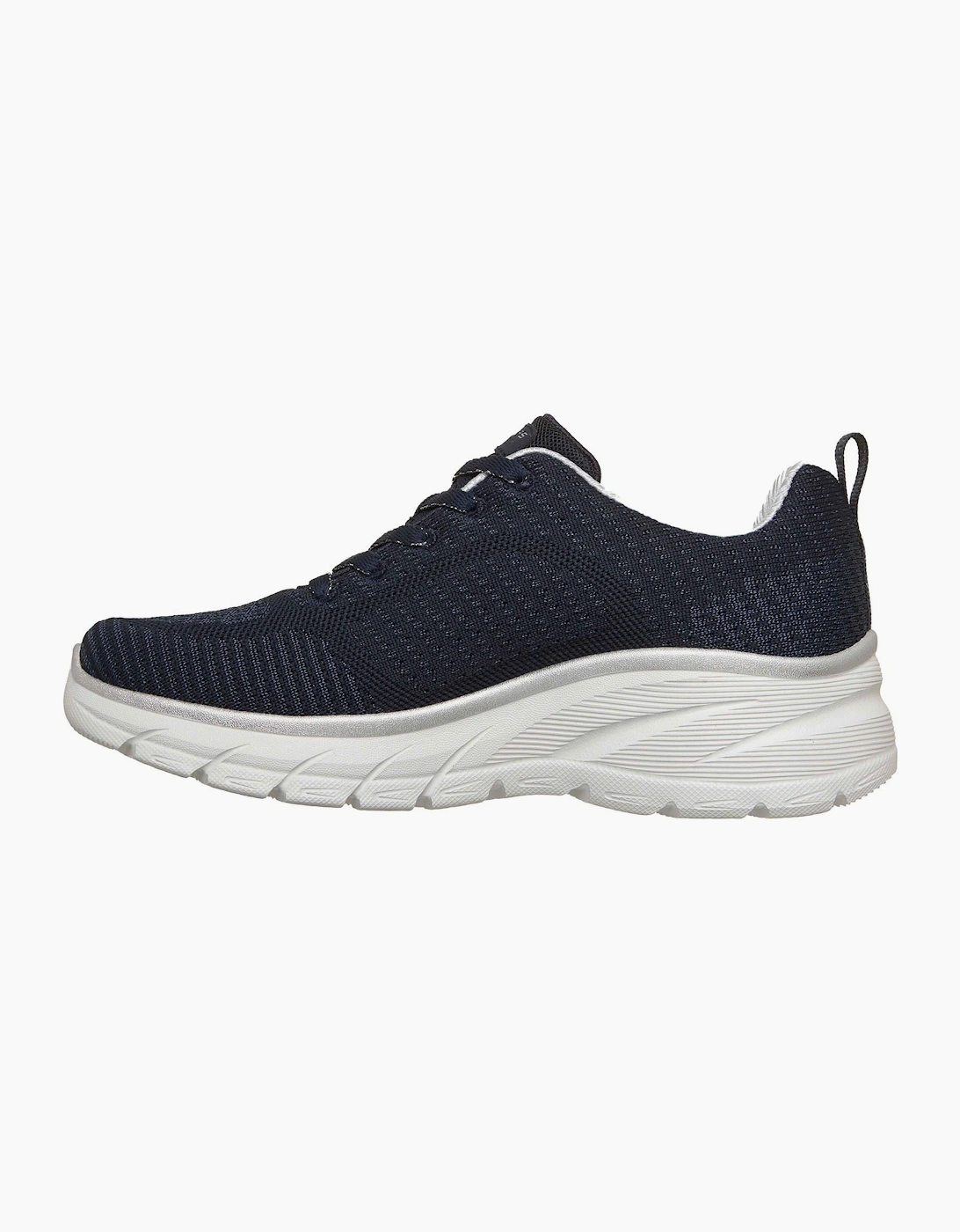 Skechers Fashion Fit 2.0 Polyester Women's Navy/Silver Trainers