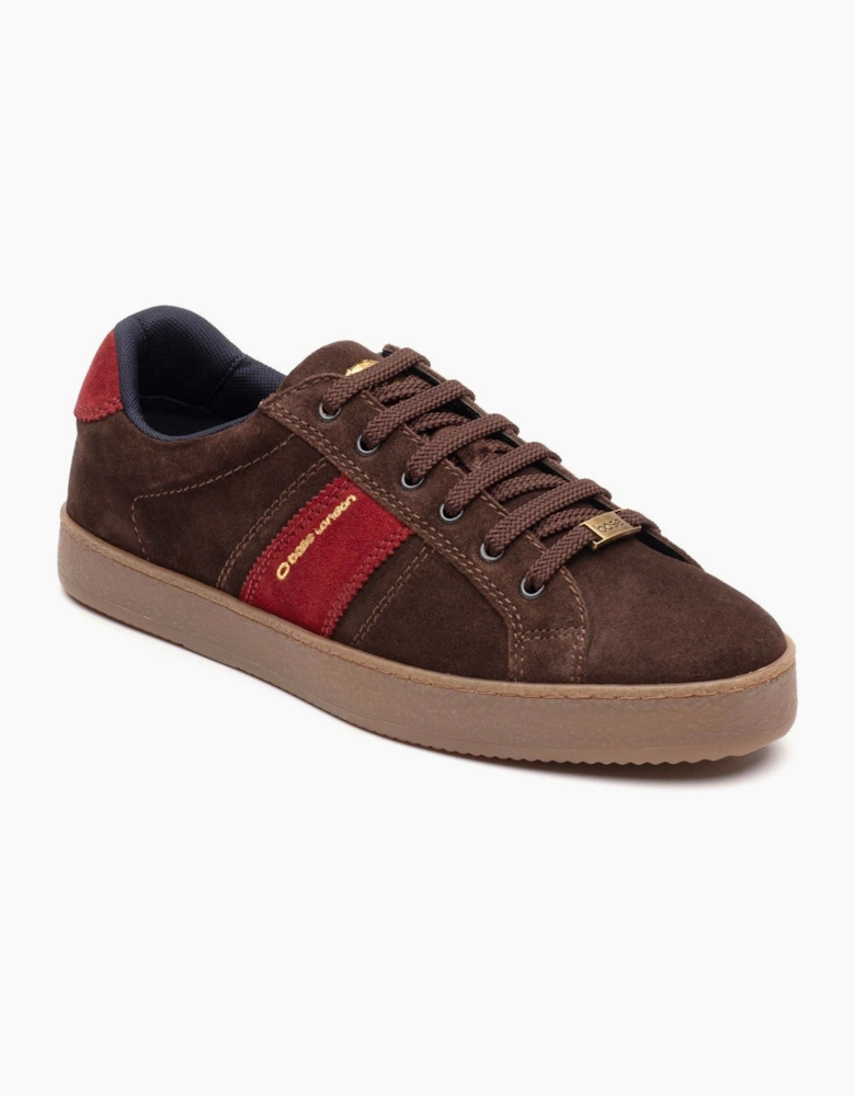 Base London Hopper Leather Men's Brown Trainers