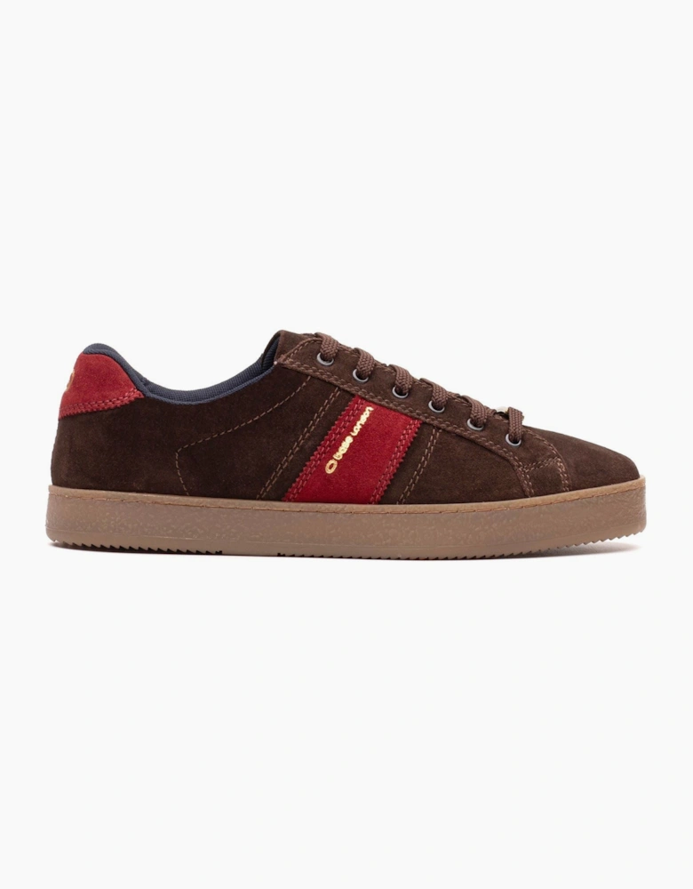 Base London Hopper Leather Men's Brown Trainers