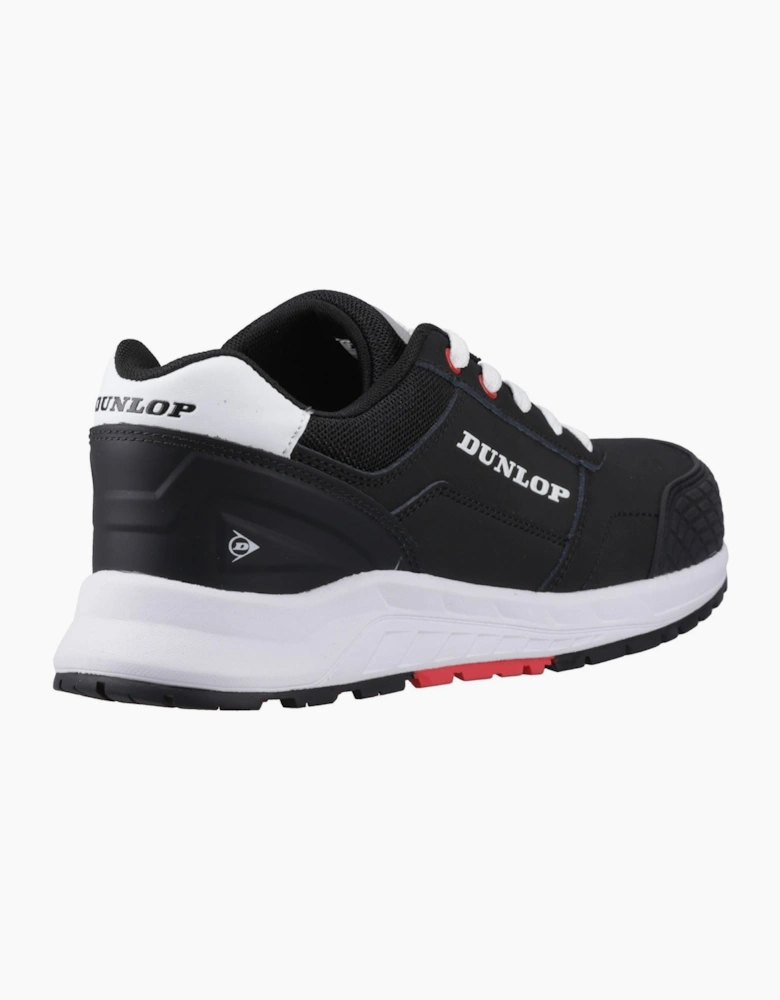 Dunlop Storm Nubuck Men's Black/White/Red Safety Trainers