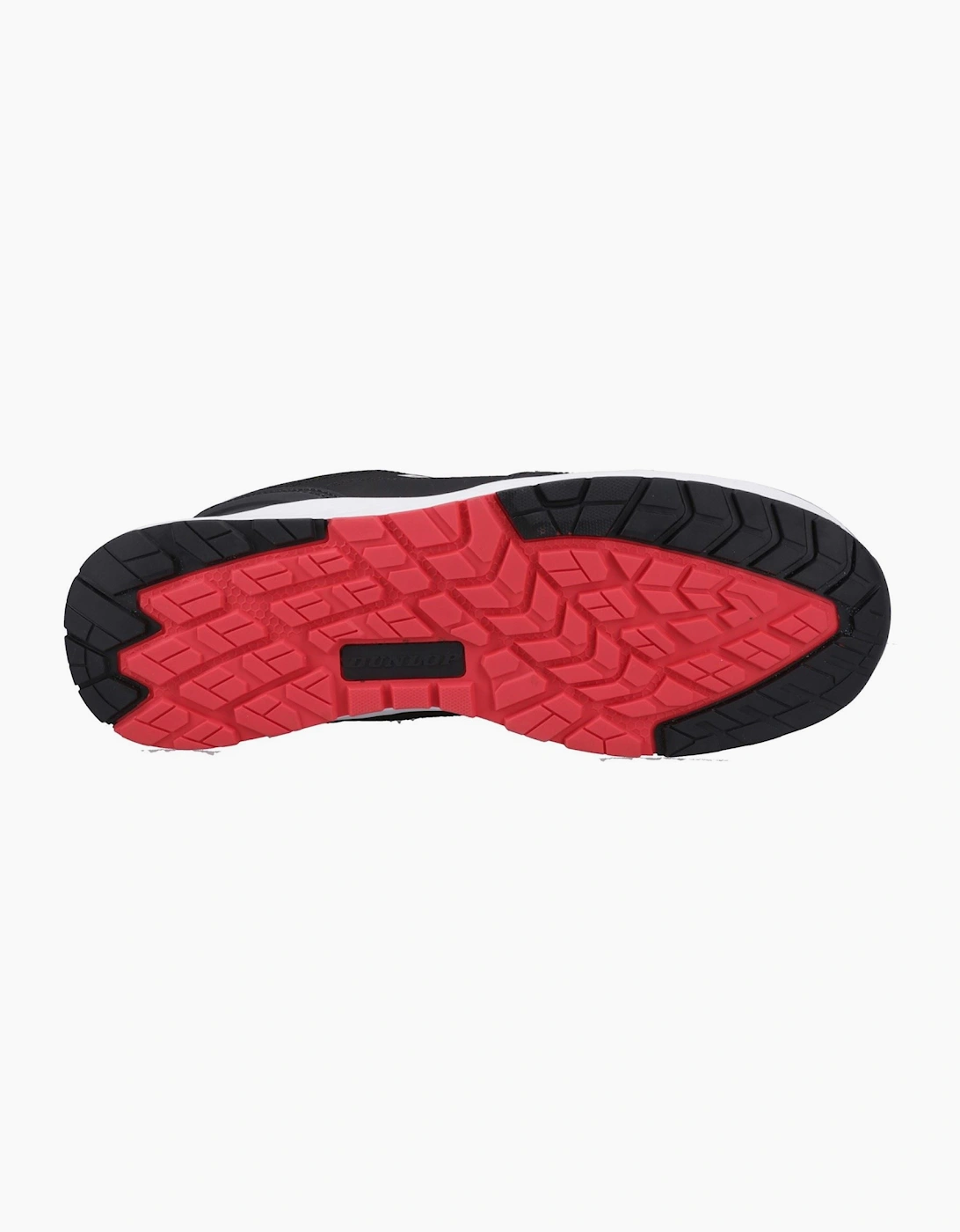 Dunlop Storm Nubuck Men's Black/White/Red Safety Trainers