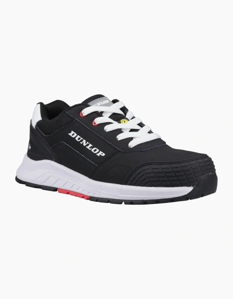 Dunlop Storm Nubuck Men's Black/White/Red Safety Trainers