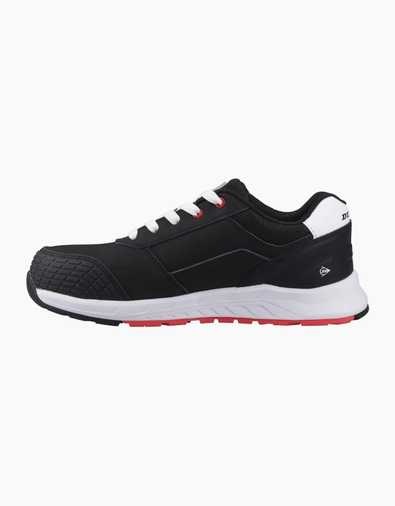 Dunlop Storm Nubuck Men's Black/White/Red Safety Trainers