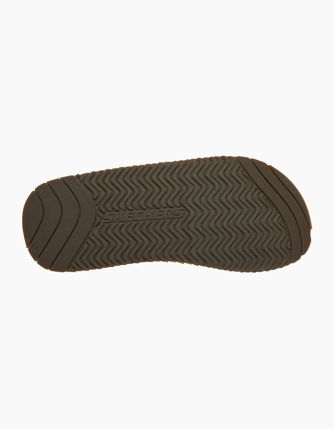 Skechers Quill Textile Men's Brown Flip Flops