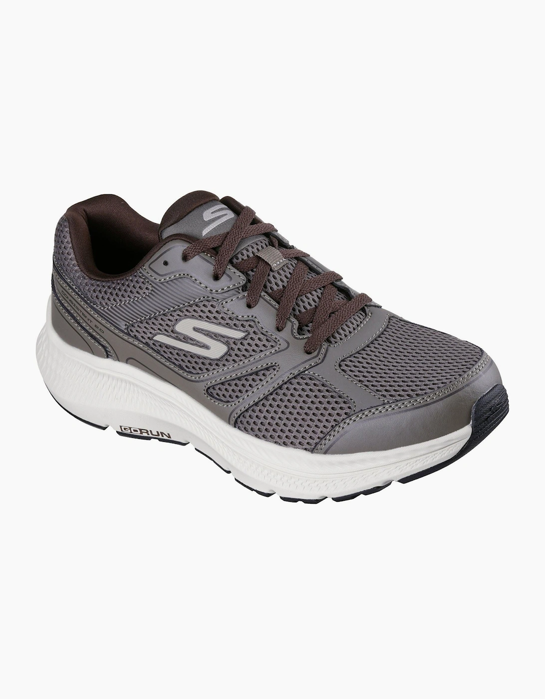 Skechers Go Run Consistent 2.0 Mapleton Leather Men's Brown Trainers, 3 of 2