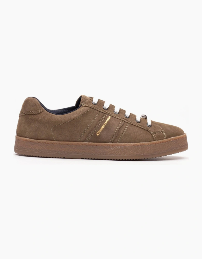 Base London Hopper Leather Men's Moss Trainers