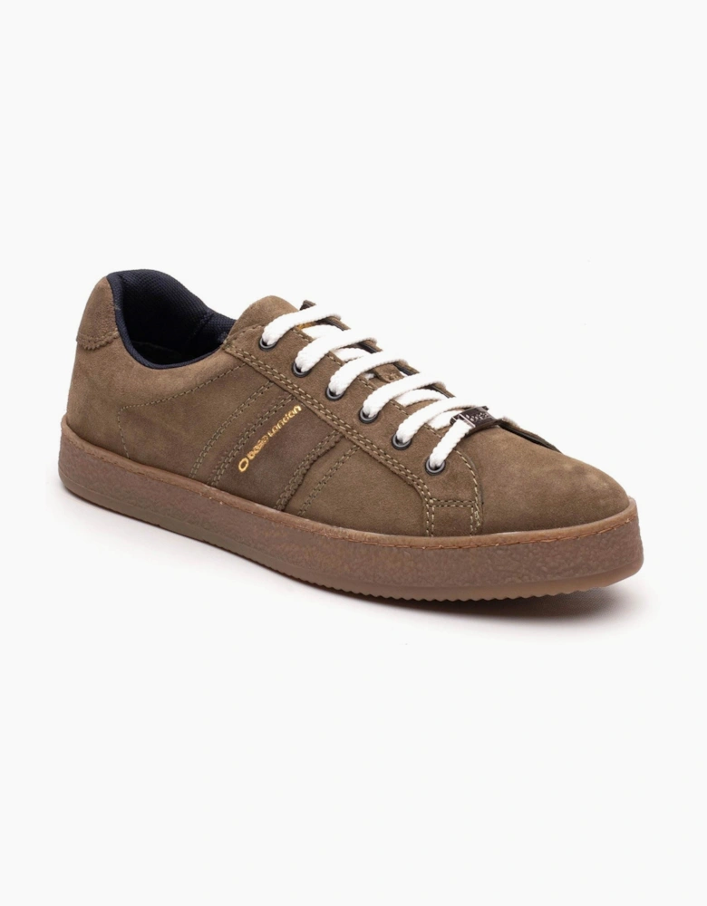 Base London Hopper Leather Men's Moss Trainers