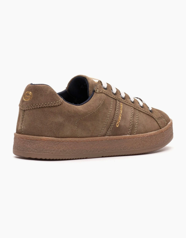Base London Hopper Leather Men's Moss Trainers