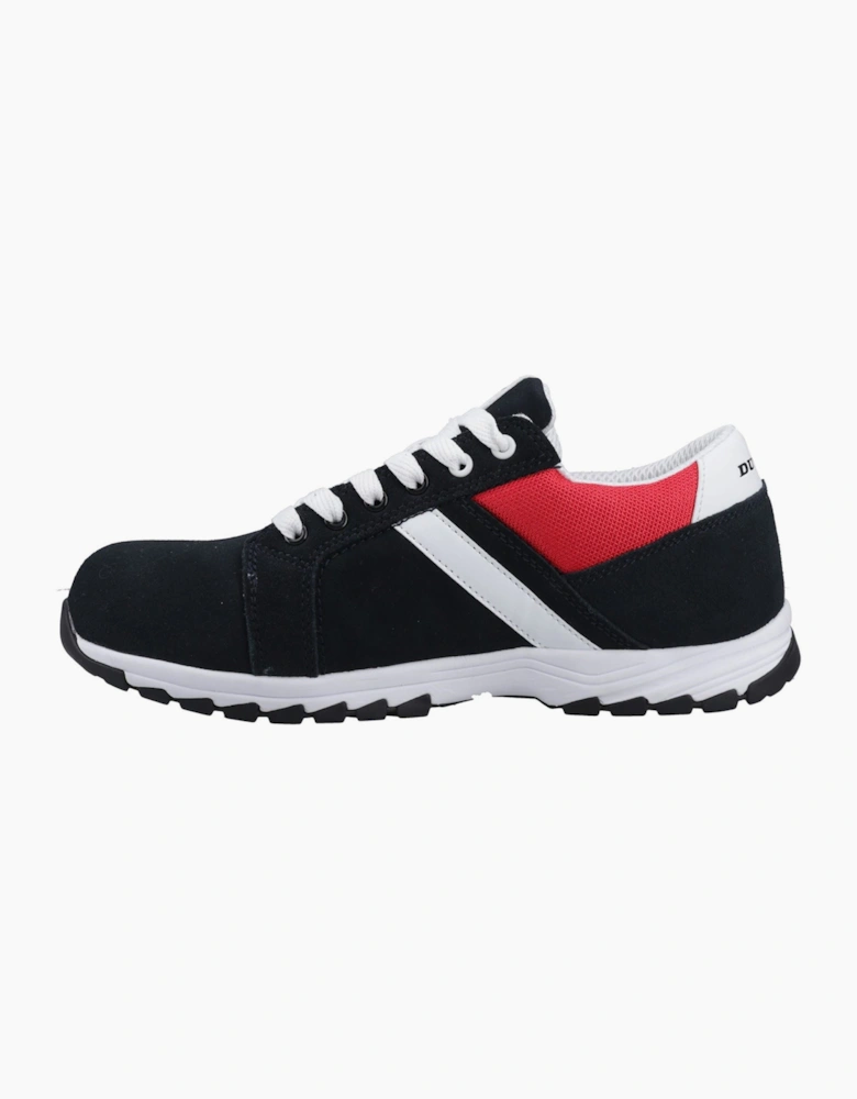 Dunlop Street Response Suede Men's Dark Blue/Red/White Safety Trainers