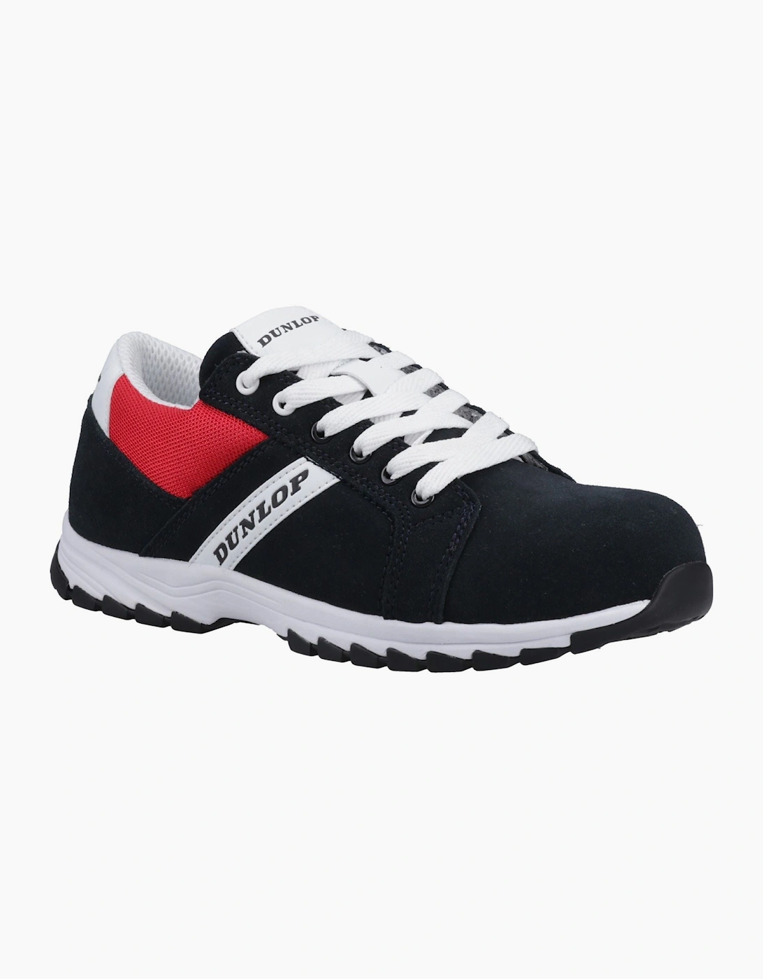 Dunlop Street Response Suede Men's Dark Blue/Red/White Safety Trainers, 6 of 5