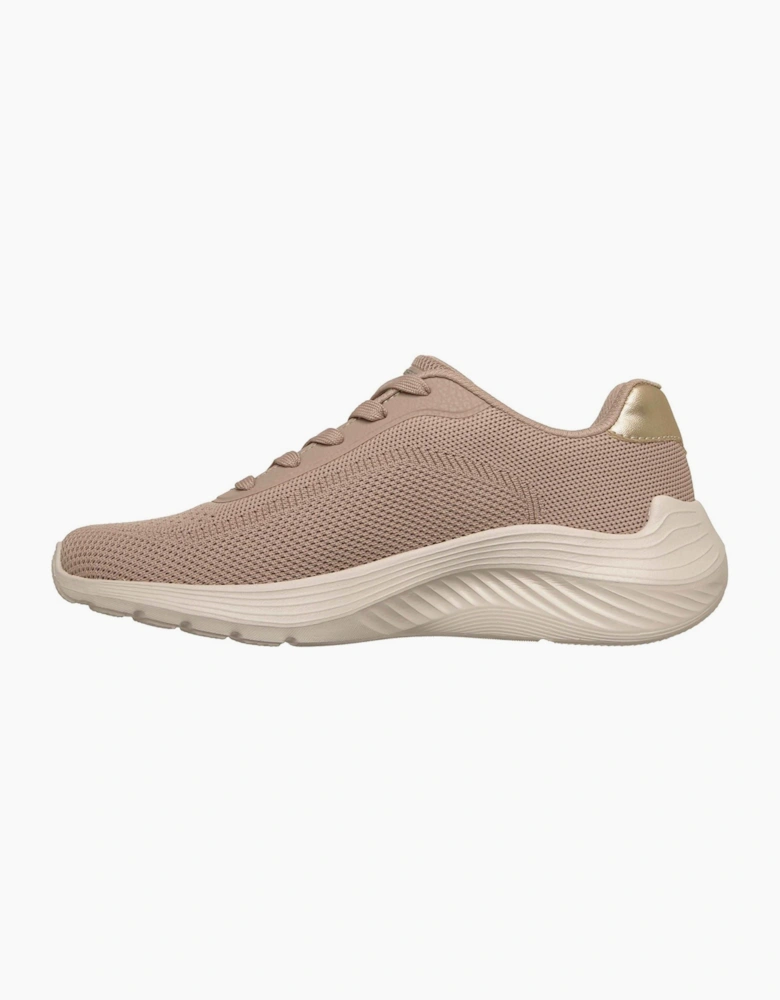 Skechers Bobs Squad Waves Current Look Textile Women's Taupe Trainers