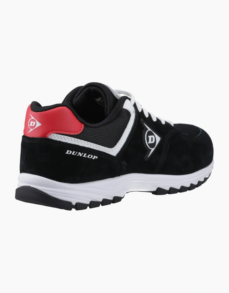 Dunlop Arrow Suede Men's Black/Red/White Safety Trainers