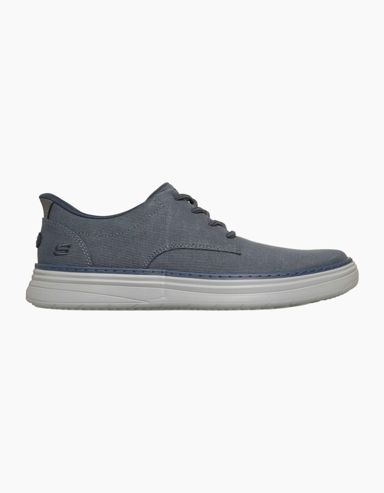 Skechers Hyland Justino Textile Men's Navy Lace-Up Shoes