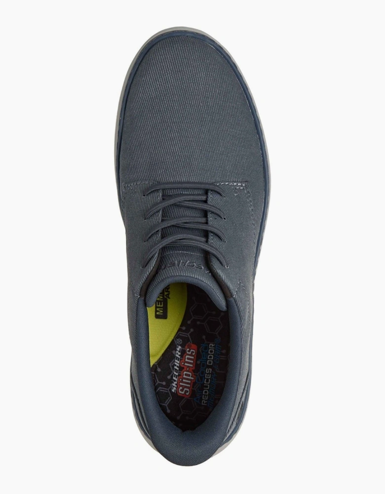 Skechers Hyland Justino Textile Men's Navy Lace-Up Shoes