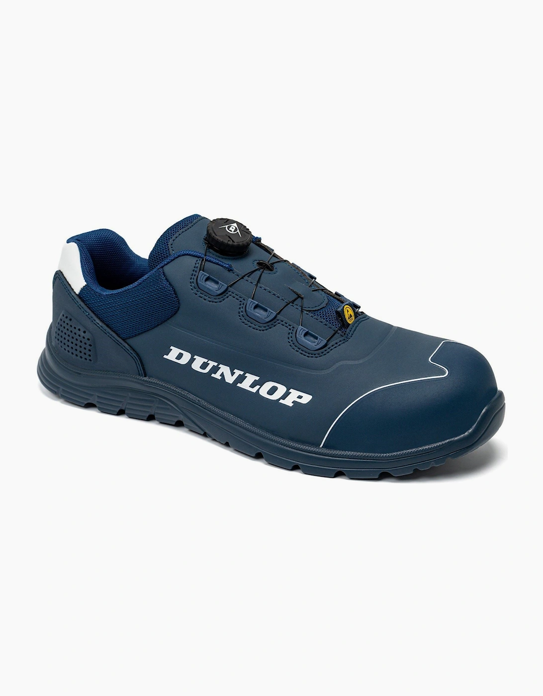 Dunlop Matt Microfiber Men's Navy/White Safety Trainers, 6 of 5
