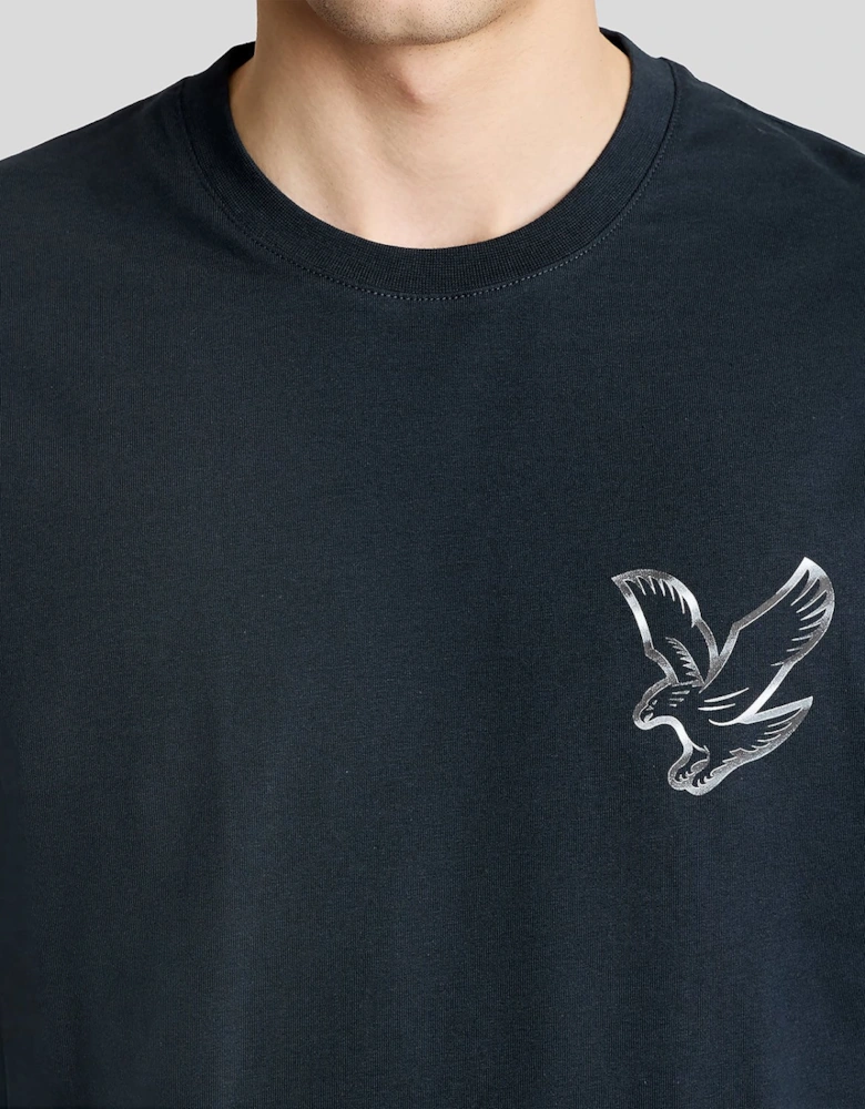 Back Print Graphic T-Shirt