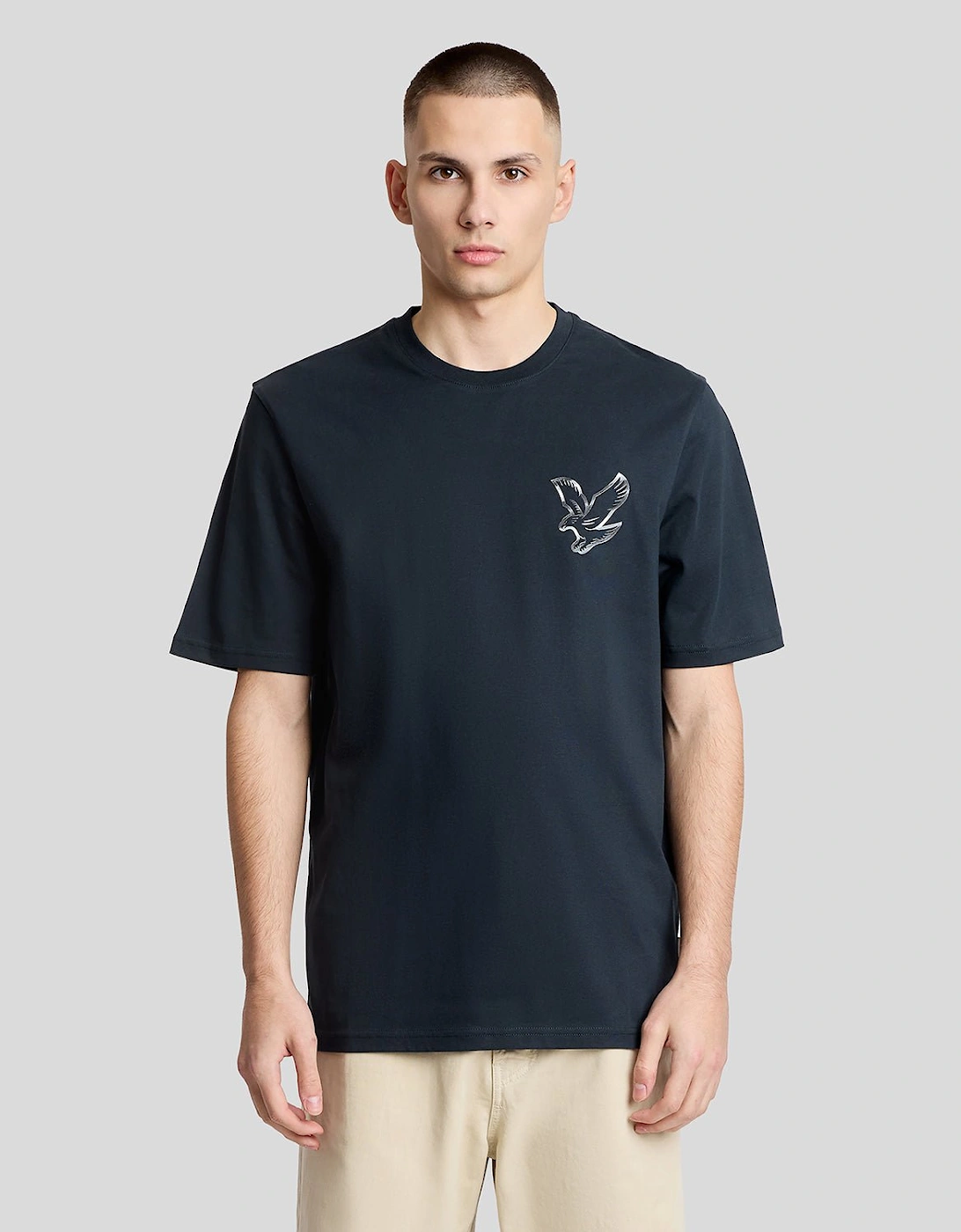 Back Print Graphic T-Shirt