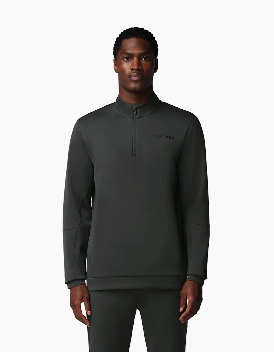 Castore Men's Grey Flex 1/4 Zip Sweatshirt - Size L