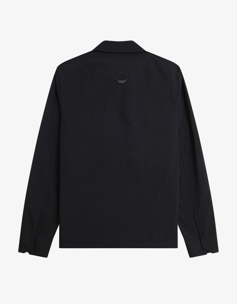 Fred Perry M2402 Ripstop Pocket Overshirt - Black