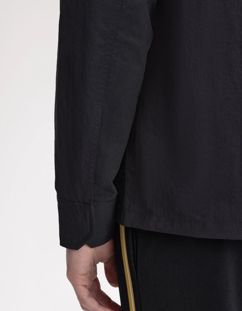 Fred Perry M2402 Ripstop Pocket Overshirt - Black
