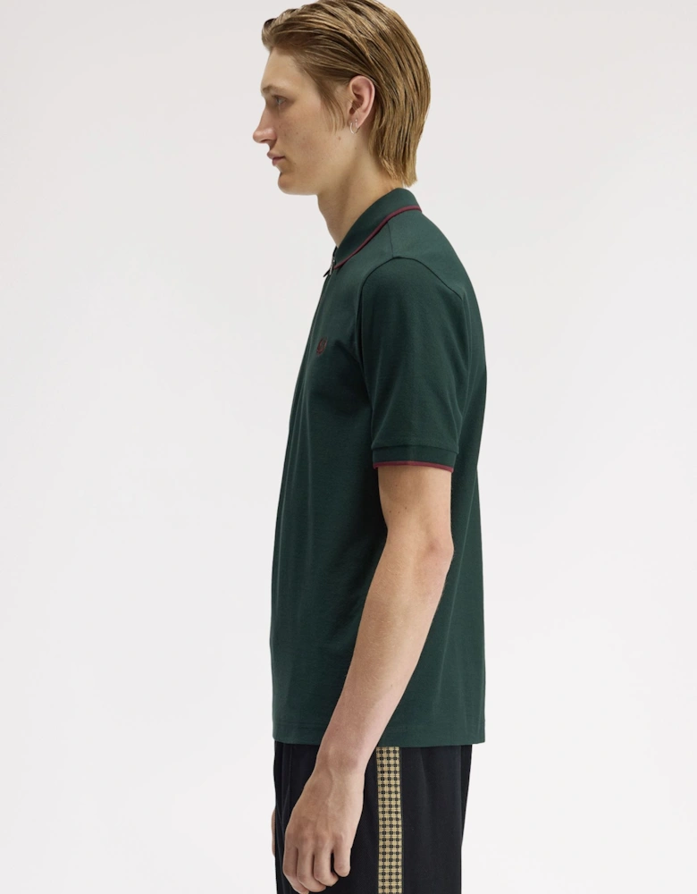 Fred Perry M2383 Crepe Pique Polo Shirt - Grass Roots