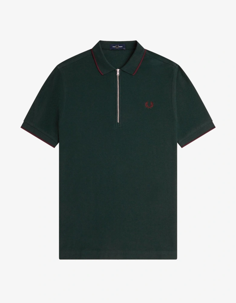 Fred Perry M2383 Crepe Pique Polo Shirt - Grass Roots