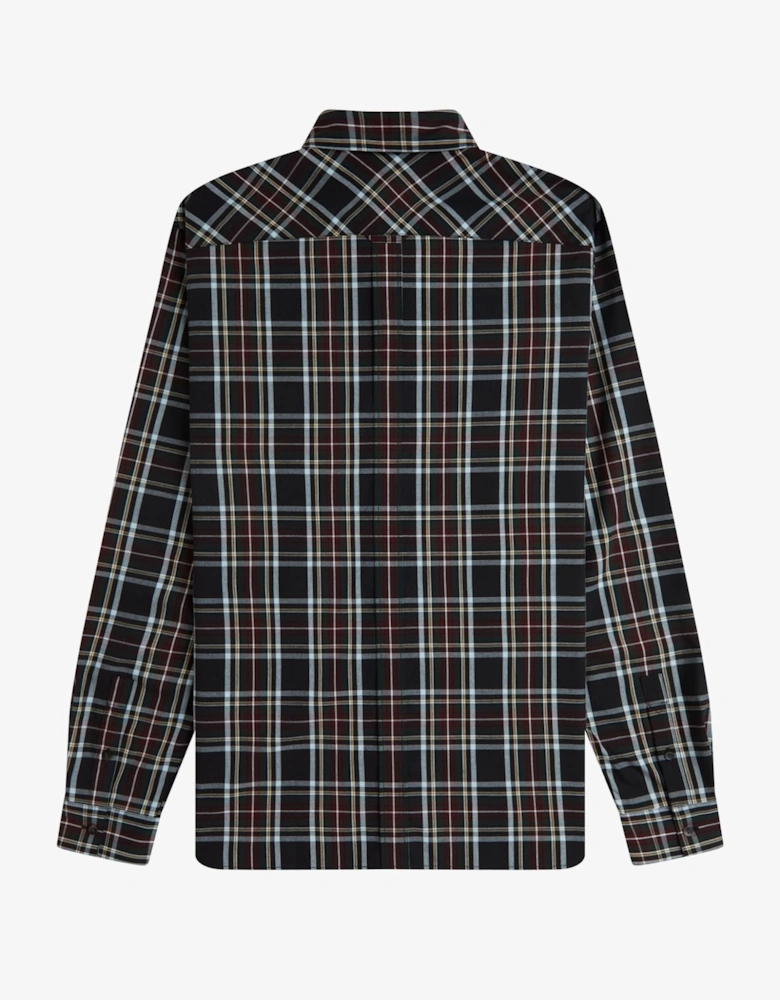 Fred Perry M2433 Classic Tartan Shirt - Black