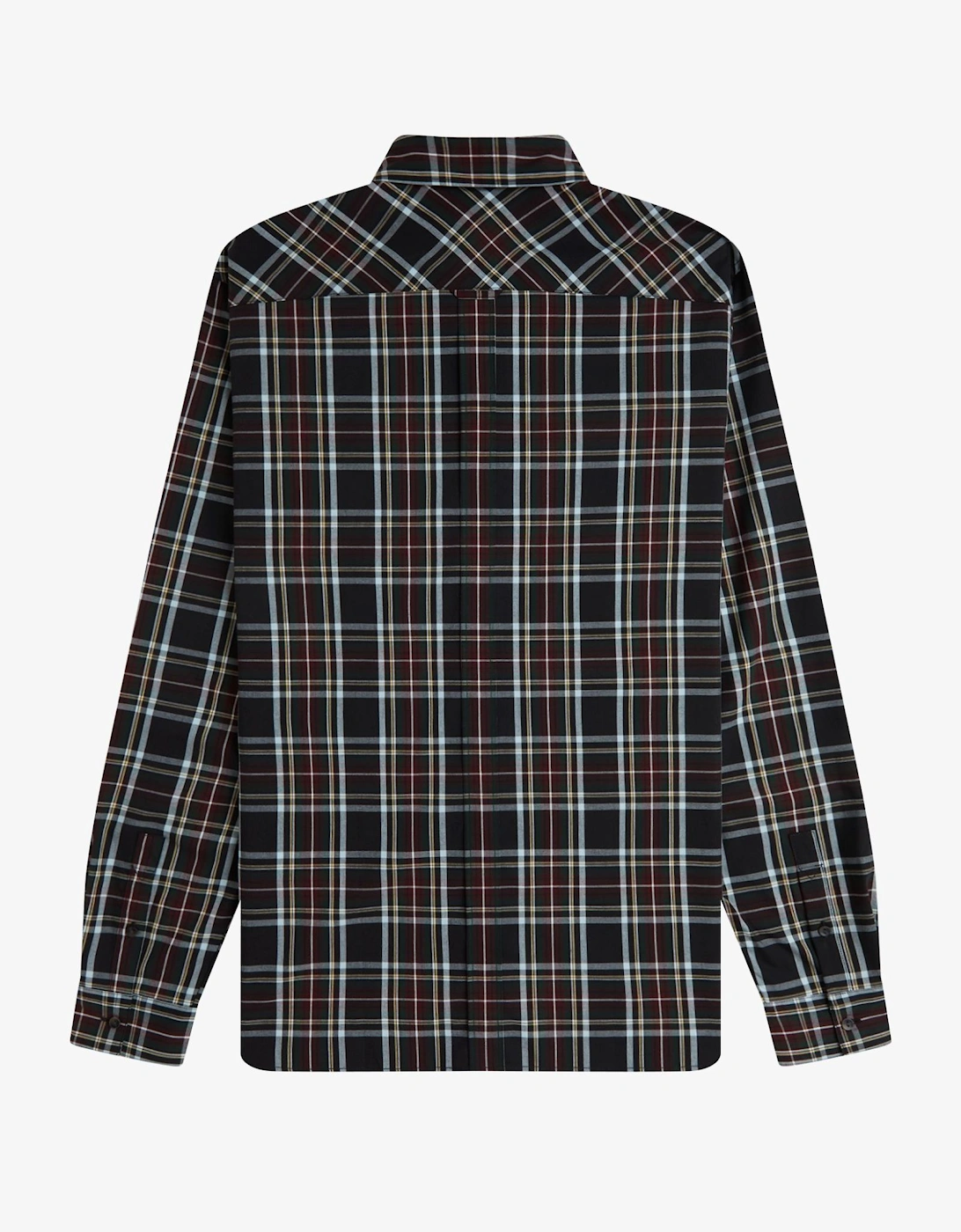 Fred Perry M2433 Classic Tartan Shirt - Black