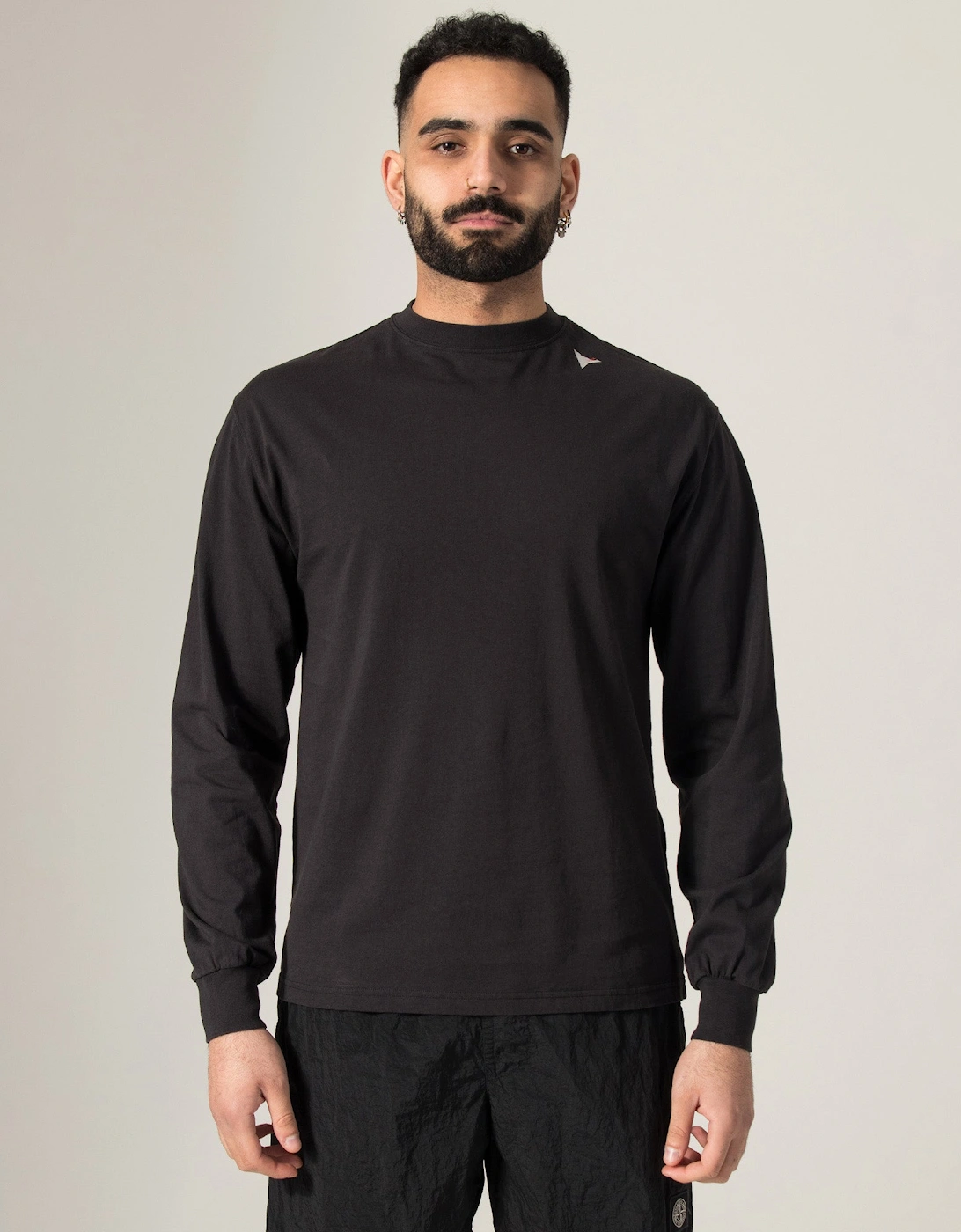 Relaxed Fit Logo Long Sleeve T-Shirt