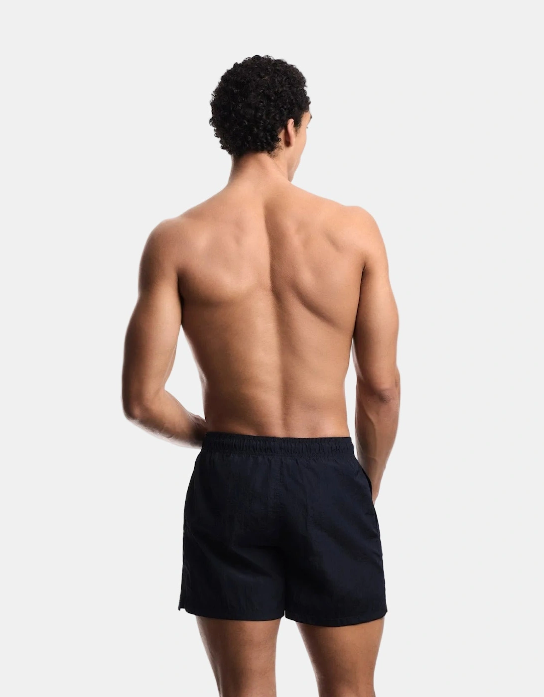 Emporio Armani Men's Blue Boxer Beachwear Swimming Trunks in Size L, Sports Direct - Image 5