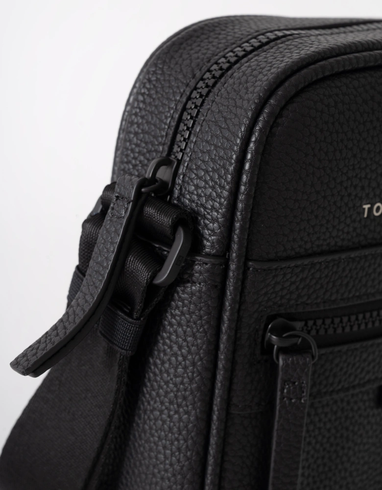 Tommy Hilfiger Essential PU Mens Mini Reporter Bag - Black