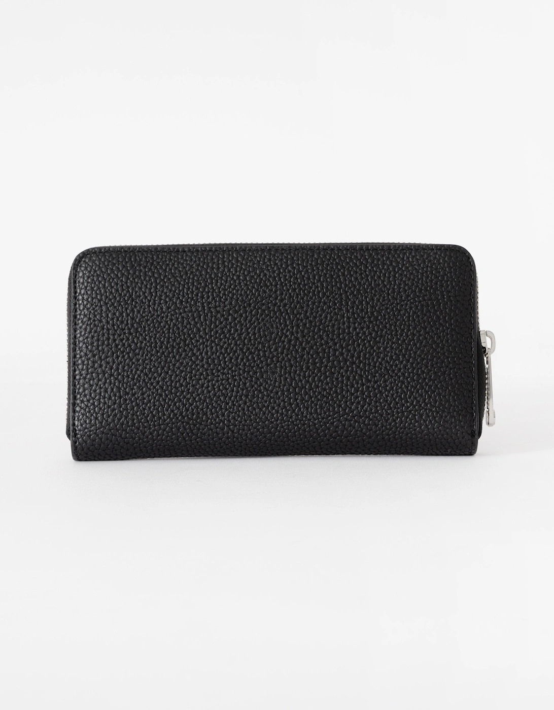 Tommy Hilfiger TH Emblem Womens Large Zip Purse - Black