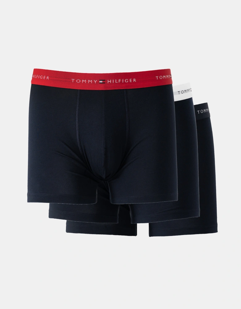 Tommy Hilfiger 3 Pack Mens Boxer Briefs - Primary Red/White/Desert Sky