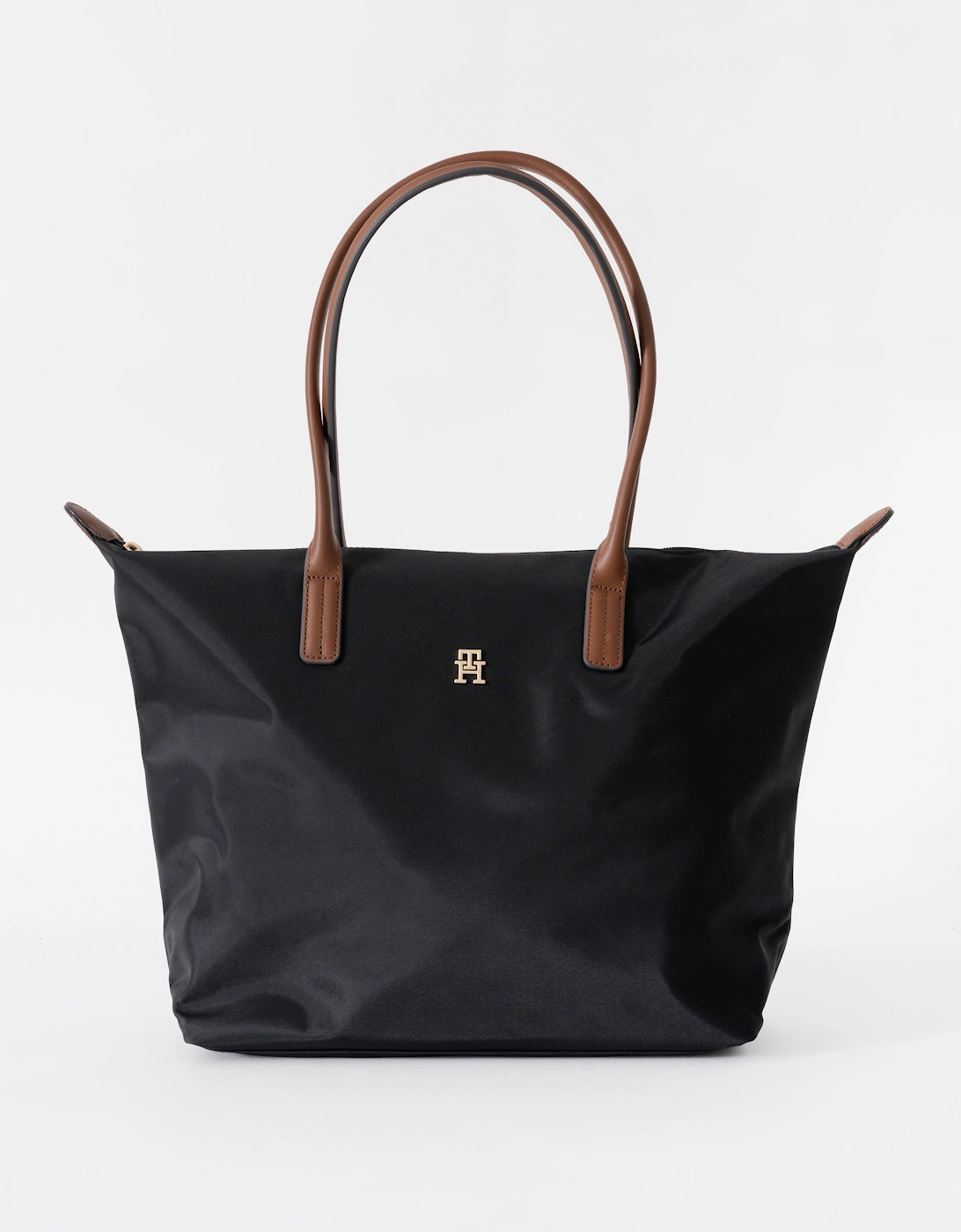 Tommy Hilfiger Women's Black Popette Tote Bag - Size One Size