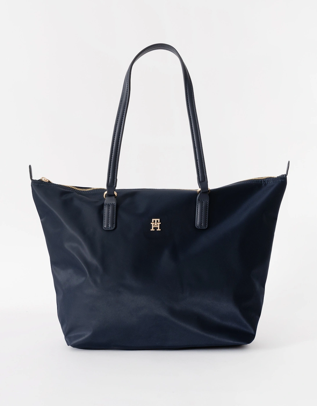 Tommy Hilfiger Women's Blue Poppy Th Tote Bag - Space - Size: One Size