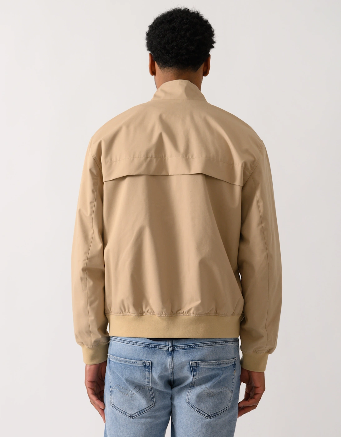 Lacoste Lightweight Water-Repellent Twill Mens Harrington Jacket - Viennese 02S