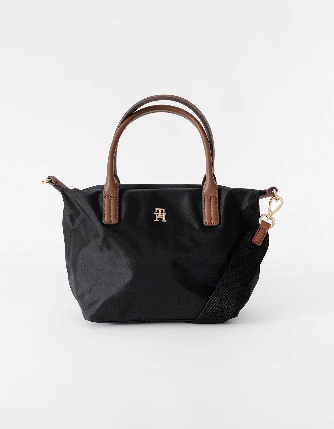 Tommy Hilfiger Women's Black Popette Mini Tote Bag - Size One Size