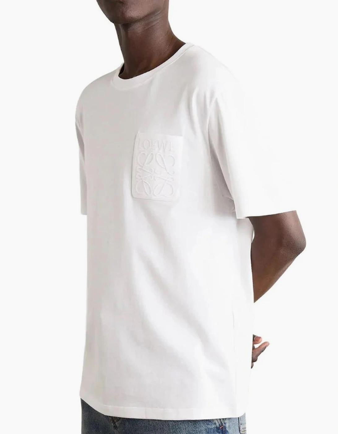 LOEWE Pocket Anagram Relaxed T-Shirt White