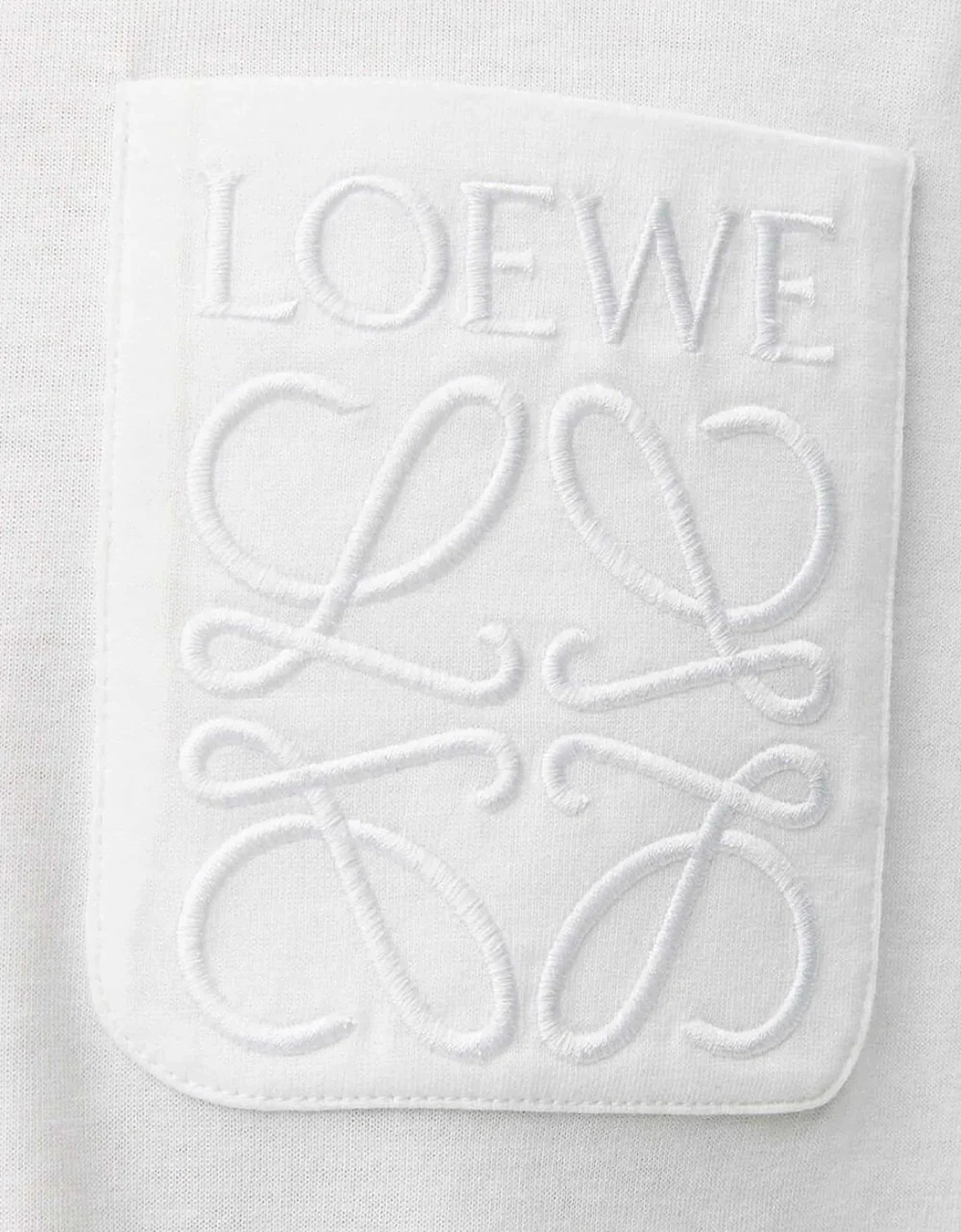 LOEWE Pocket Anagram Relaxed T-Shirt White